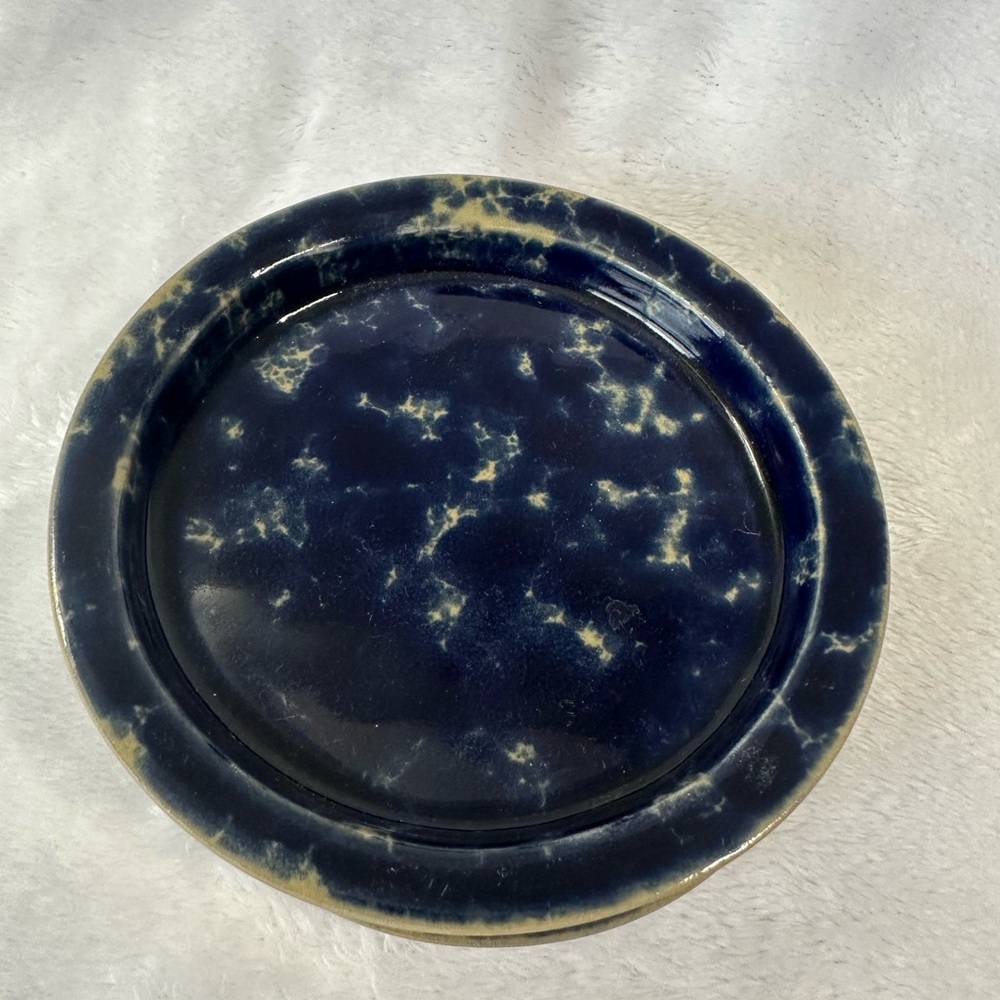 Bennington Potters Agate Blue Coasters - Picture 4 of 11
